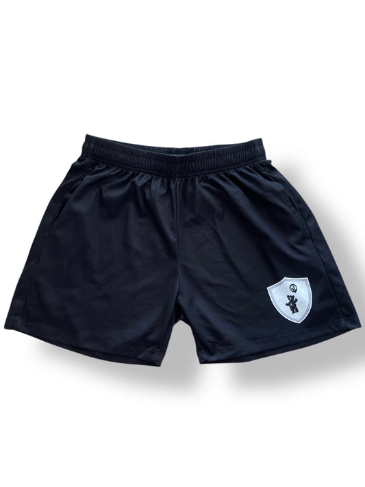 ‘DARK NIGHT’ mesh shorts