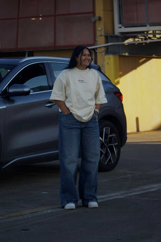 (PRE-ORDER) Oversized Tee - Beige